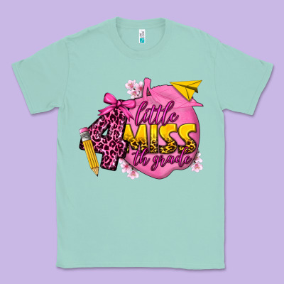 Little Miss 4th Grade Classic Tee Designed By Texasbilliewilder
