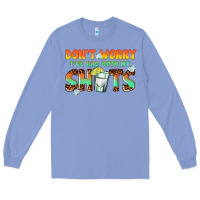 Colony Blue dont worry ive had both my shots Long Sleeve Tee - texasbilliewilder