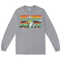 Heather Grey dont worry ive had both my shots Long Sleeve Tee - texasbilliewilder