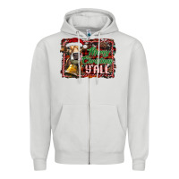 Dove Grey merry christmas y'all Zipper Hoodie - RanaPortraitStore