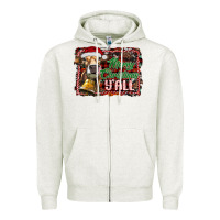 Oatmeal Heather merry christmas y'all Zipper Hoodie - RanaPortraitStore