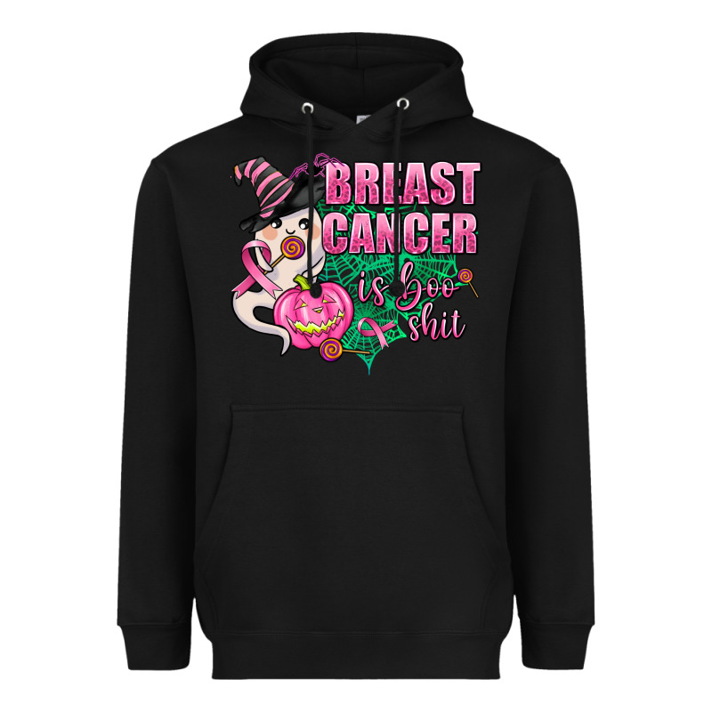 Breast Cancer Is Boo Shit Heavyweight Hoodie by AdoDesignShop | Teevron