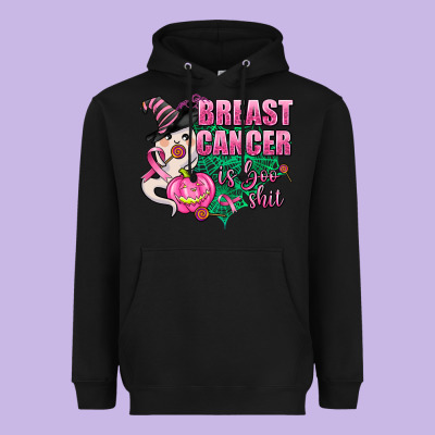 Breast Cancer Is Boo Shit Heavyweight Hoodie Designed By Adodesignshop