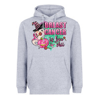 Heather Grey breast cancer is boo shit Heavyweight Hoodie - AdoDesignShop