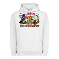 Pigment Lunar Rock Happy Hallothanksmas goats Urban Hoodie - NancyCooperArtShop