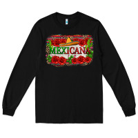 Black mexicana Long Sleeve Tee - Zillion Design Studio