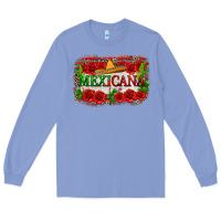 Colony Blue mexicana Long Sleeve Tee - Zillion Design Studio