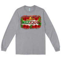 Heather Grey mexicana Long Sleeve Tee - Zillion Design Studio