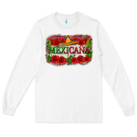 White mexicana Long Sleeve Tee - Zillion Design Studio