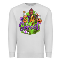 Dove Grey stay sweet halloween Premium Sweatshirt - BundleAndBundleShop