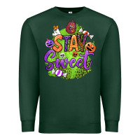 Sports Green stay sweet halloween Premium Sweatshirt - BundleAndBundleShop