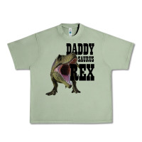 Oil Green DADDY SAURUS REX Urban Heavy Tee - Bettercallsaul