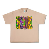 Burro mardi gras sunflower fleur de lis leopard cowhide brushstrokes Urban Heavy Tee - Artiststas