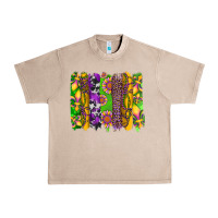 French Oak mardi gras sunflower fleur de lis leopard cowhide brushstrokes Urban Heavy Tee - Artiststas