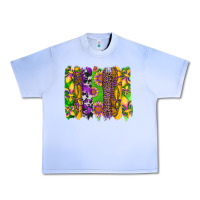 Grape Ice mardi gras sunflower fleur de lis leopard cowhide brushstrokes Urban Heavy Tee - Artiststas