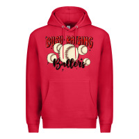 Cardinal busy raising ballers Premium Hoodie - MaliasSmallBusiness