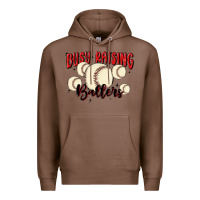 Chestnut busy raising ballers Premium Hoodie - MaliasSmallBusiness