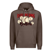 Coffee busy raising ballers Premium Hoodie - MaliasSmallBusiness