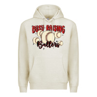 Oatmeal Heather busy raising ballers Premium Hoodie - MaliasSmallBusiness
