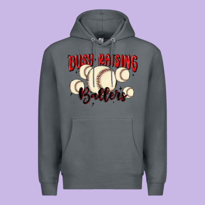 Busy Raising Ballers Premium Hoodie Designed By Maliassmallbusiness