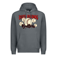 Rock busy raising ballers Premium Hoodie - MaliasSmallBusiness