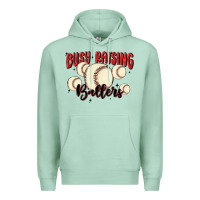 Seafoam busy raising ballers Premium Hoodie - MaliasSmallBusiness