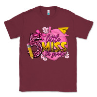 Burgundy little miss 5th grade Classic Tee - texasbilliewilder