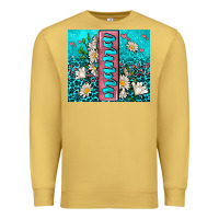 Antique Gold turquoise leopard mama Premium Sweatshirt - AdoDesignShop