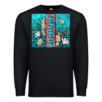 Black turquoise leopard mama Premium Sweatshirt - AdoDesignShop