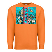 Carrot turquoise leopard mama Premium Sweatshirt - AdoDesignShop
