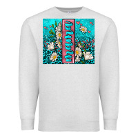 Oatmeal Heather turquoise leopard mama Premium Sweatshirt - AdoDesignShop