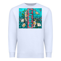 White turquoise leopard mama Premium Sweatshirt - AdoDesignShop