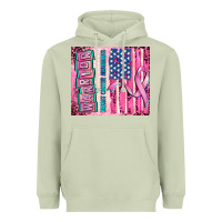 Matcha warrior breast cancer and american flag Heavyweight Hoodie - AdoDesignShop