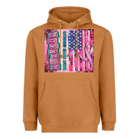 Meerkat warrior breast cancer and american flag Heavyweight Hoodie - AdoDesignShop