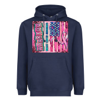 Navy warrior breast cancer and american flag Heavyweight Hoodie - AdoDesignShop