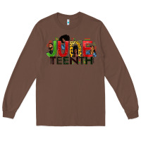 Chestnut JUNE TEENTH Long Sleeve Tee - Zillion Design Studio