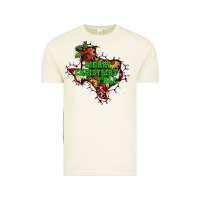 Merry Christmas Y'all Texas Map Vintage Tee | Teevron