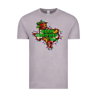 Vintage Zinc merry Christmas y'all Texas map Vintage Tee - BarkalooDesign