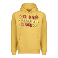 Antique Gold in my softball era Premium Hoodie - MaliasSmallBusiness