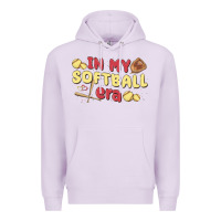Lilac in my softball era Premium Hoodie - MaliasSmallBusiness