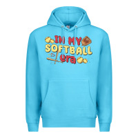 Ocean Blue in my softball era Premium Hoodie - MaliasSmallBusiness