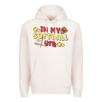 Pale Pink in my softball era Premium Hoodie - MaliasSmallBusiness
