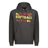 Smoke in my softball era Premium Hoodie - MaliasSmallBusiness
