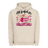 Pigment French Oak all booked for valentines Urban Hoodie - MaliasSmallBusiness