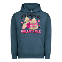 Pigment Midnight Navy all booked for valentines Urban Hoodie - MaliasSmallBusiness
