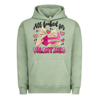 Pigment Oil Green all booked for valentines Urban Hoodie - MaliasSmallBusiness