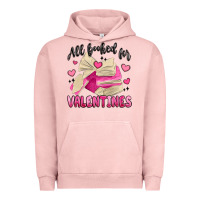 Pigment Salmon all booked for valentines Urban Hoodie - MaliasSmallBusiness