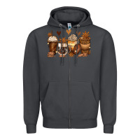 Smoke melanin afro coffee cups Zipper Hoodie - Zillion Design Studio