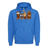 True Royal melanin afro coffee cups Zipper Hoodie - Zillion Design Studio