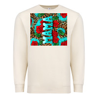 Sandshell rose leopard mama Premium Sweatshirt - AdoDesignShop